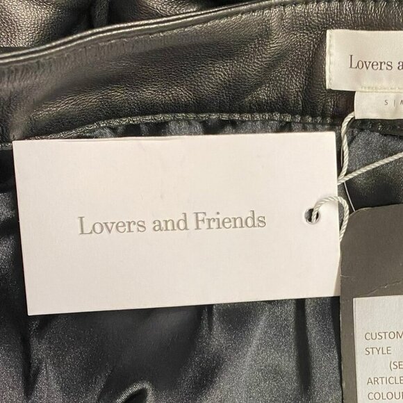 Lovers and Friends Seymore Leather Pants - Black - Picture 5 of 8